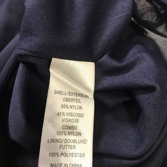 Adrianna Pappel Blue Lace‎ Sleeveless Dress size 12 - Picture 4 of 12